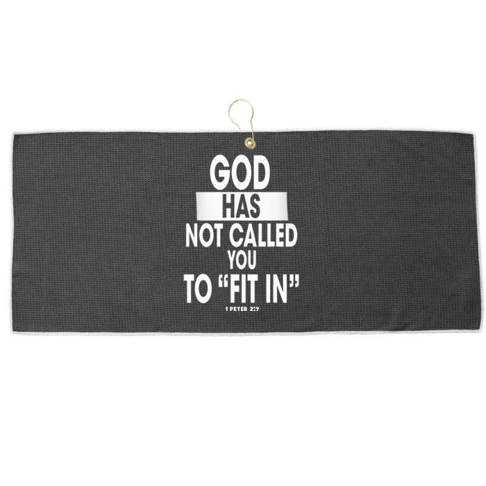 God Has Not Called You To FitIn 1 Peter 2 9 Large Microfiber Waffle Golf Towel