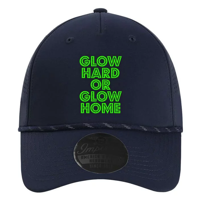 Glow Hard Or Glow Home | 70s 80s Funny Glow Performance The Dyno Cap