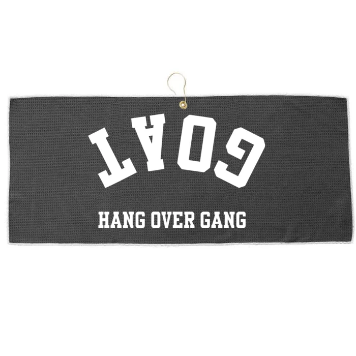 Goat Hang Over Gang Large Microfiber Waffle Golf Towel