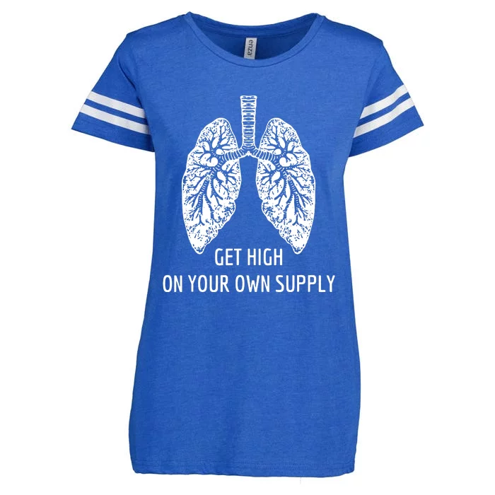 Get High On Your Supply Enza Ladies Jersey Football T-Shirt