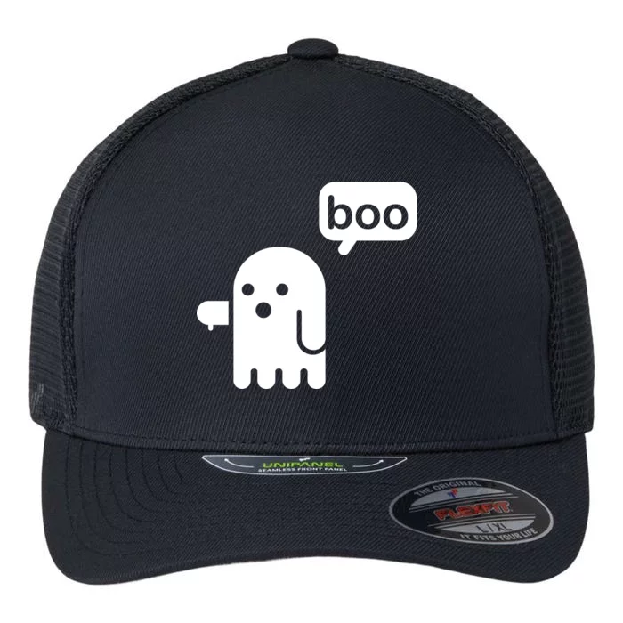 Ghost Boo Thumbs Down Flexfit Unipanel Trucker Cap