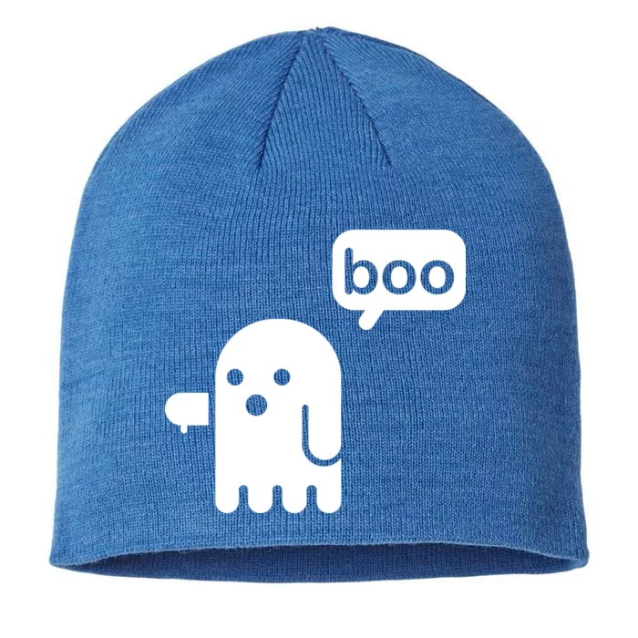 Ghost Boo Thumbs Down 8 1/2in Sustainable Knit Beanie