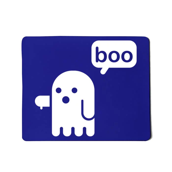 Ghost Boo Thumbs Down Mousepad