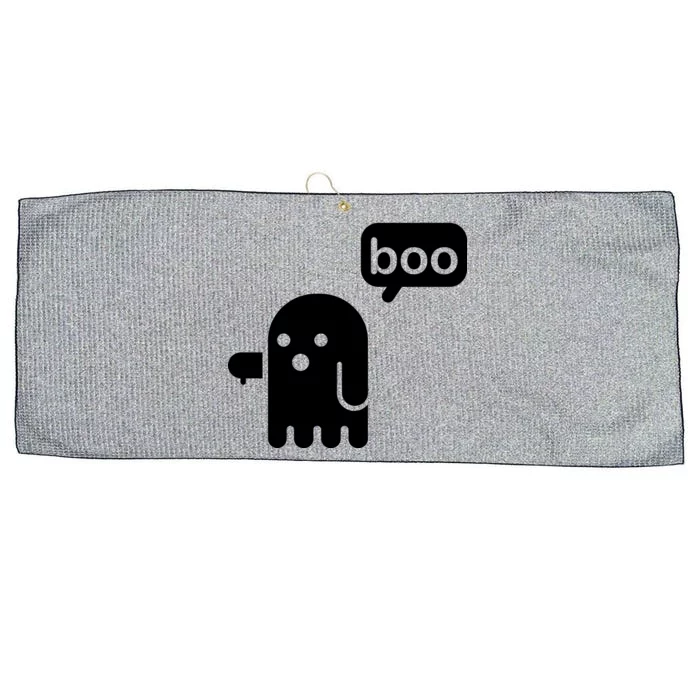 Ghost Boo Thumbs Down Large Microfiber Waffle Golf Towel