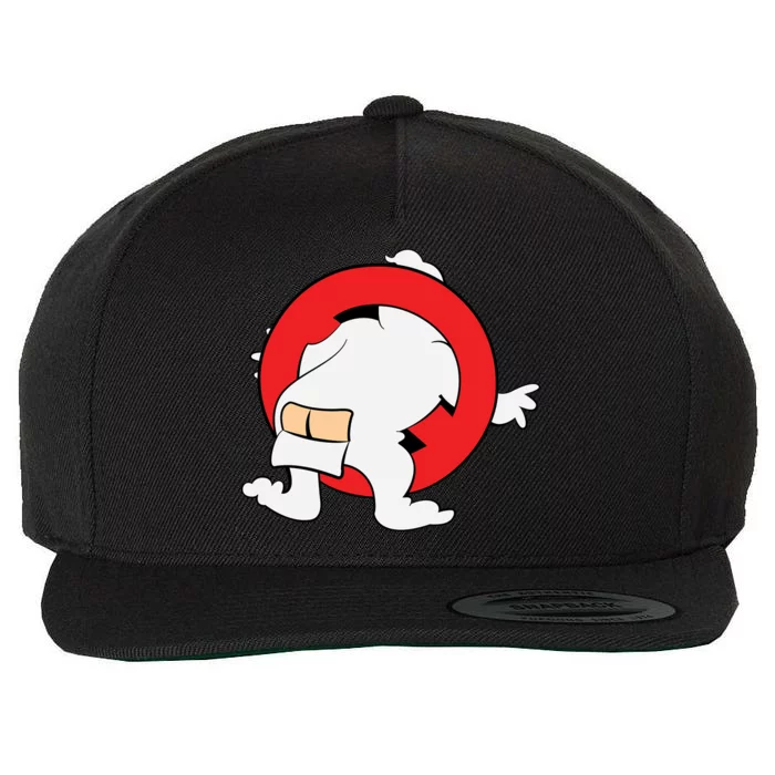 Ghost Buster Behind Wool Snapback Cap