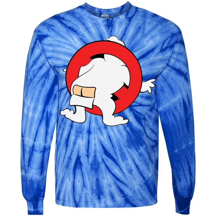 Ghost Buster Behind Tie-Dye Long Sleeve Shirt