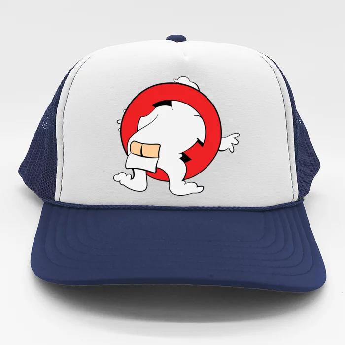 Ghost Buster Behind Trucker Hat