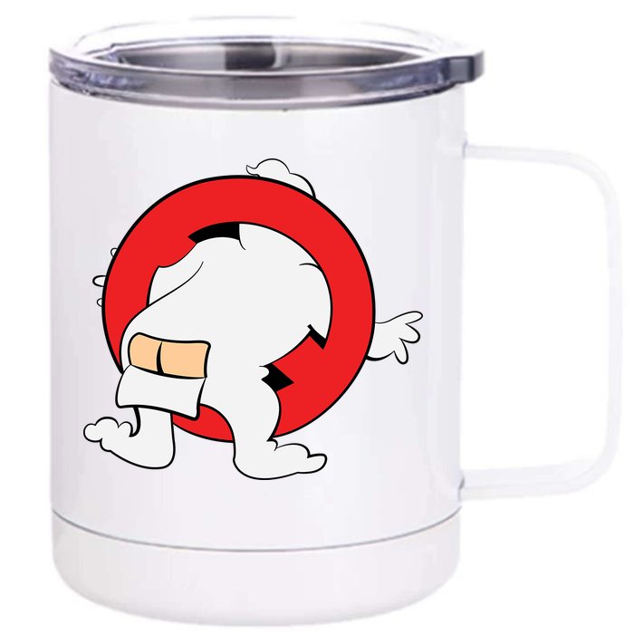 Ghost Buster Behind Front & Back 12oz Stainless Steel Tumbler Cup