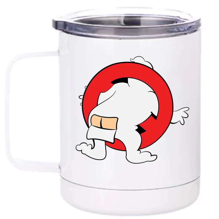 Ghost Buster Behind Front & Back 12oz Stainless Steel Tumbler Cup