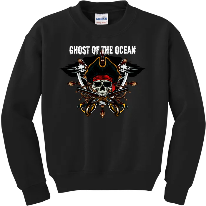 Ghost of the Ocean Pirate Kids Sweatshirt