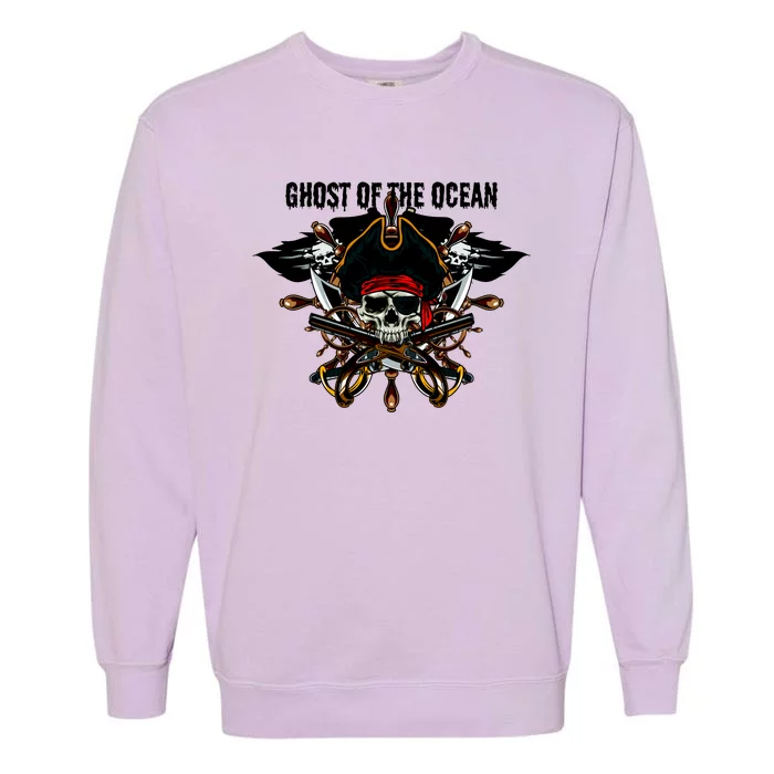 Ghost of the Ocean Pirate Garment-Dyed Sweatshirt