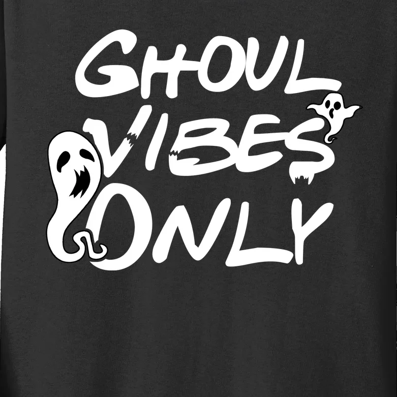 Ghoul Vibes Only Kids Long Sleeve Shirt