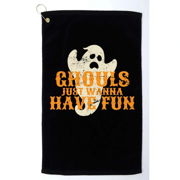 Ghouls Just Wanna Have Fun Platinum Collection Golf Towel