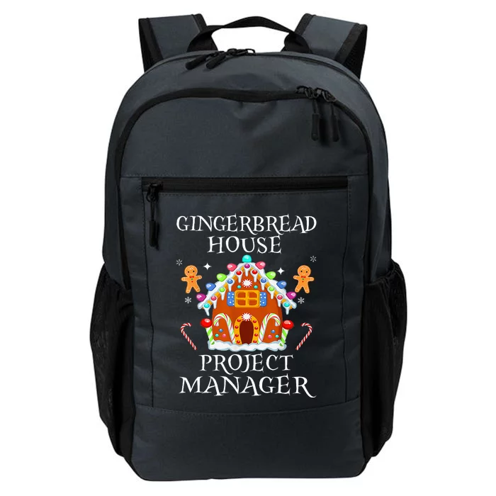 Gingerbread House Project manager Decorating Baking Xmas Daily Commute Backpack