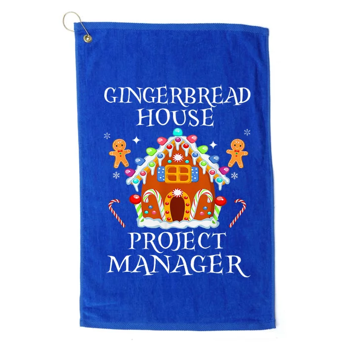 Gingerbread House Project manager Decorating Baking Xmas Platinum Collection Golf Towel