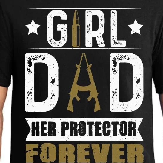 GirlDad Her Protector Forever Father Day Funny Pajama Set