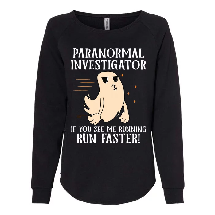 Ghost Hunter Paranormal Investigator Womens California Wash Sweatshirt