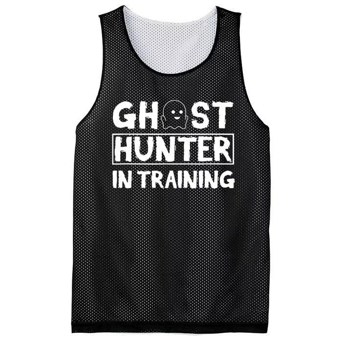 Ghost Hunter Paranormal Investigator Ghosthunting Mesh Reversible Basketball Jersey Tank