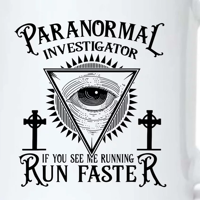 Ghost Hunter Paranormal Investigator Black Color Changing Mug