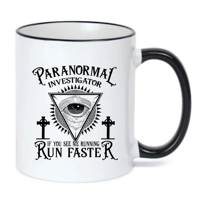 Ghost Hunter Paranormal Investigator Black Color Changing Mug