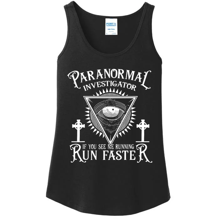 Ghost Hunter Paranormal Investigator Ladies Essential Tank