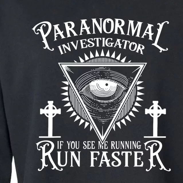 Ghost Hunter Paranormal Investigator Cropped Pullover Crew