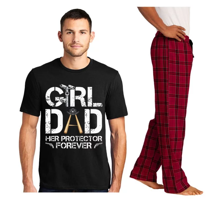 GirlDad Her Protector Forever Funny Father Pajama Set