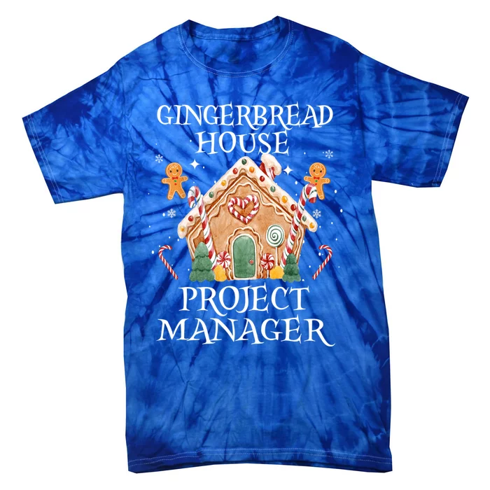 Gingerbread House Project Ager Decorating Baking Xmas Funny Gift Tie-Dye T-Shirt