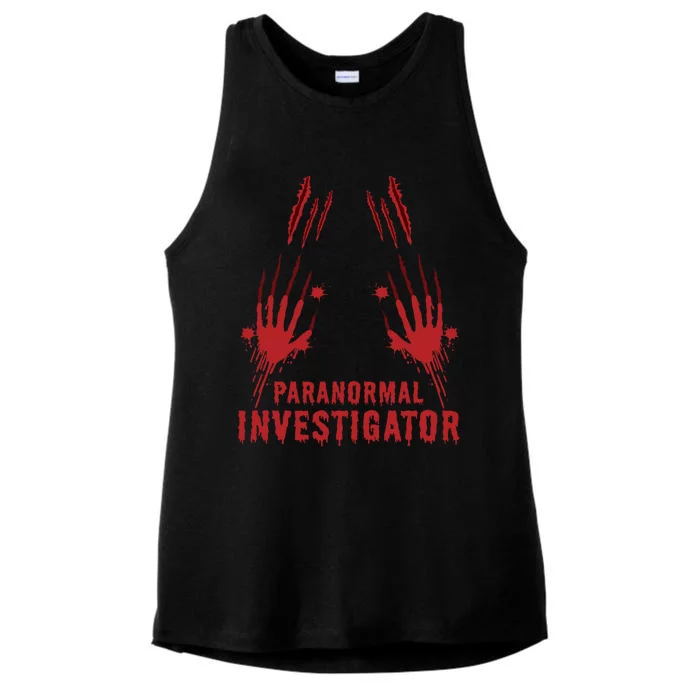 Ghost Hunting Paranormal Investigator Cool Gift Ladies Tri-Blend Wicking Tank