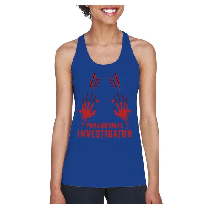 Ghost Hunting Paranormal Investigator Cool Gift Women's Racerback Tank