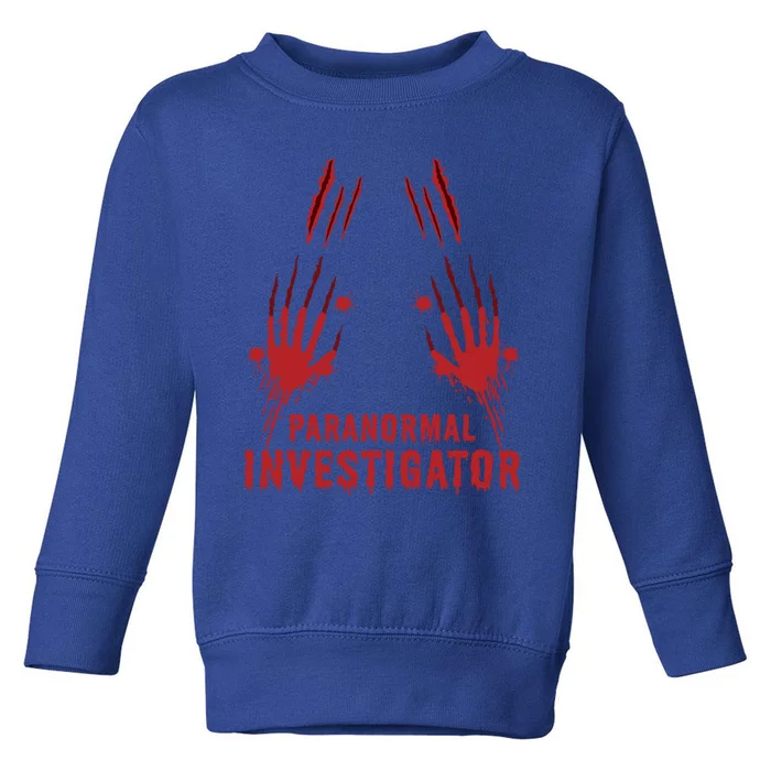 Ghost Hunting Paranormal Investigator Cool Gift Toddler Sweatshirt