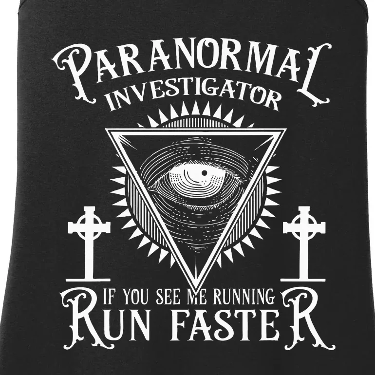 Ghost Hunter Paranormal Investigator Ladies Essential Tank