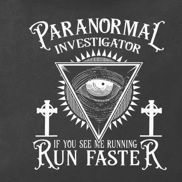 Ghost Hunter Paranormal Investigator Zip Tote Bag