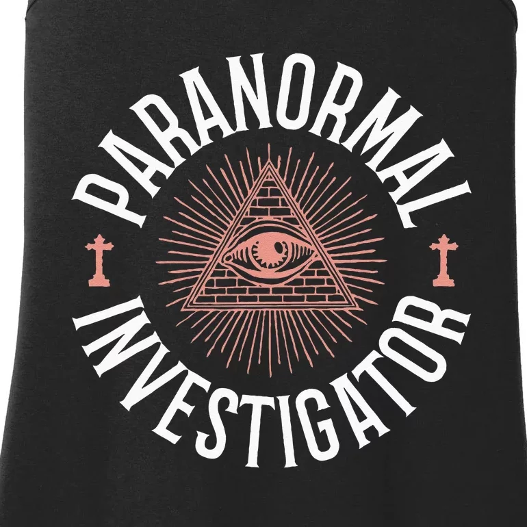 Ghost Hunter Paranormal Investigator Ladies Essential Tank