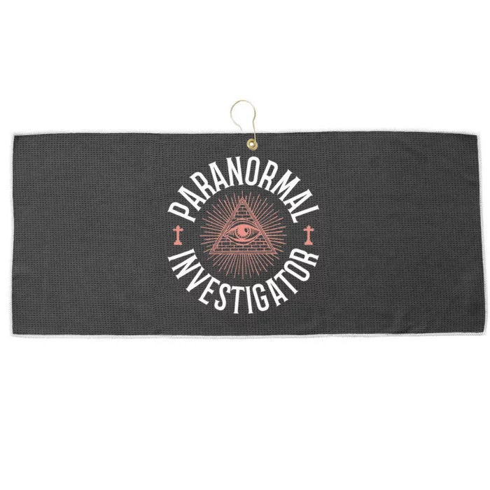 Ghost Hunter Paranormal Investigator Large Microfiber Waffle Golf Towel