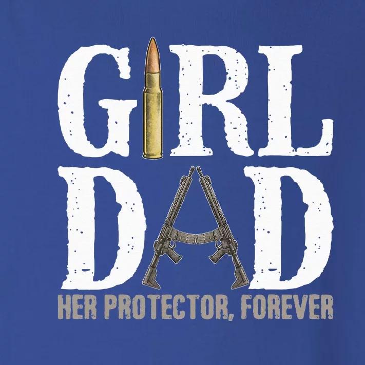 GirlDad Her Protector Forever Funny Father Toddler Long Sleeve Shirt