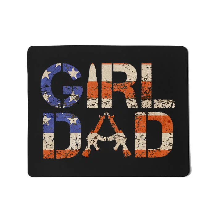 GirlDad Her Protector Forever Funny Father Mousepad