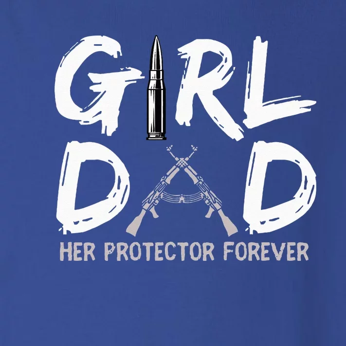 GirlDad Her Protector Forever Funny Father Toddler Long Sleeve Shirt