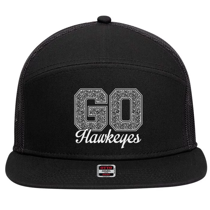 Go Hawkeyes Pride Hamilton 7 Panel Mesh Trucker Snapback Hat