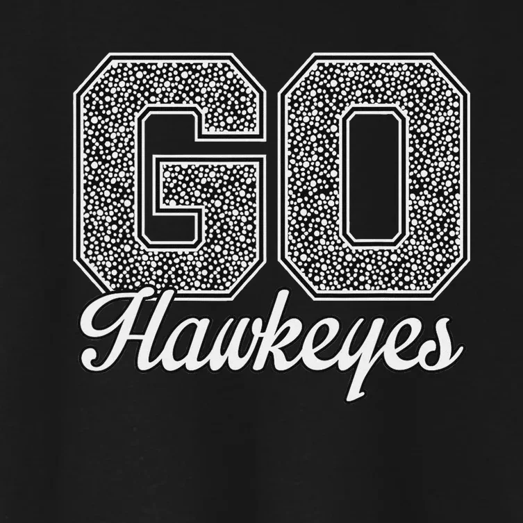 Go Hawkeyes Pride Hamilton Women's Crop Top Tee