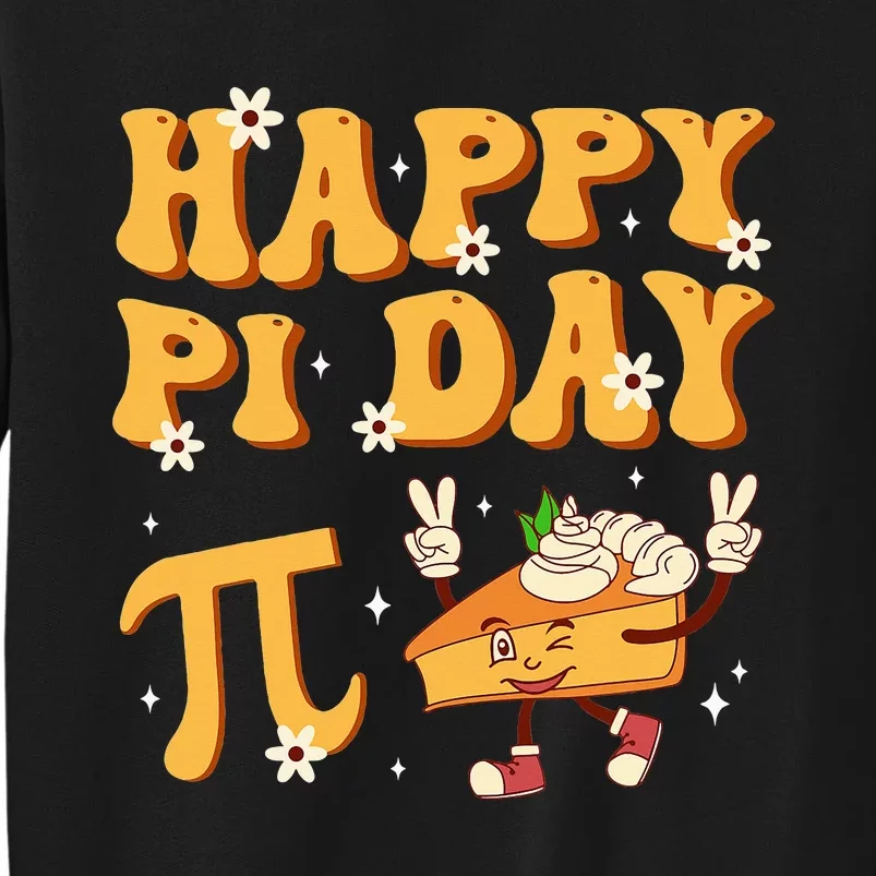 Groovy Happy Pi Day Mathematics Math Teacher Pi Day 3.14 Sweatshirt