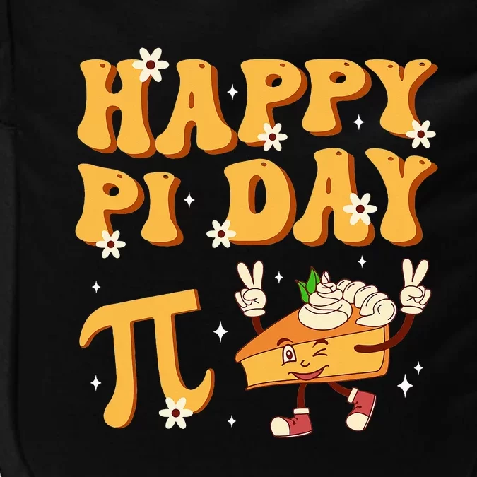 Groovy Happy Pi Day Mathematics Math Teacher Pi Day 3.14 Impact Tech Backpack