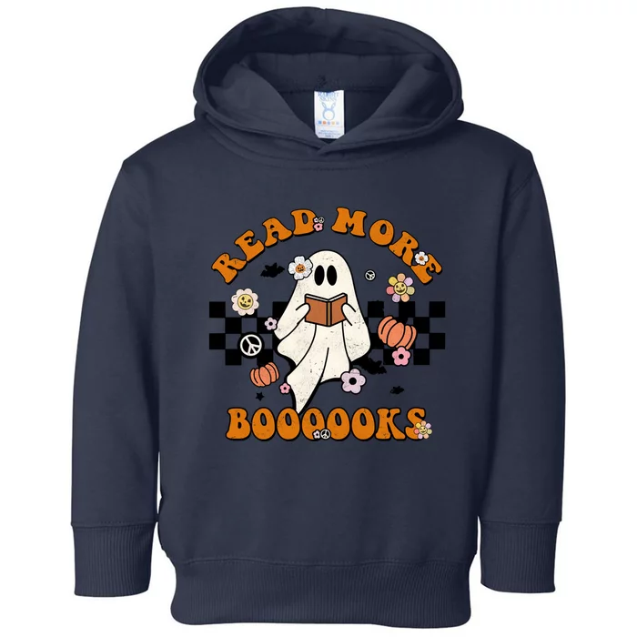 Groovy Halloween Read More Books Cute Boo Read A Book Toddler Hoodie