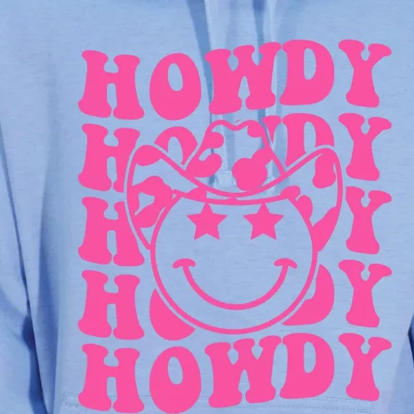 Groovy Howdy Rodeo Western Country Southern Cow Unisex Surf Hoodie