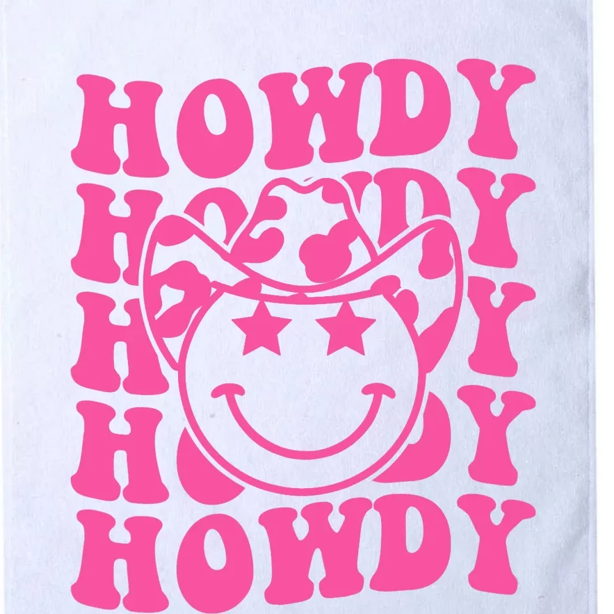 Groovy Howdy Rodeo Western Country Southern Cow Platinum Collection Golf Towel