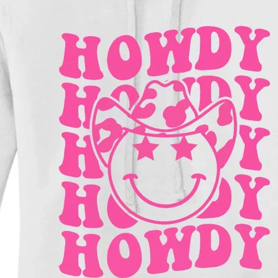 Groovy Howdy Rodeo Western Country Southern Cowgirl Women's Pullover Hoodie