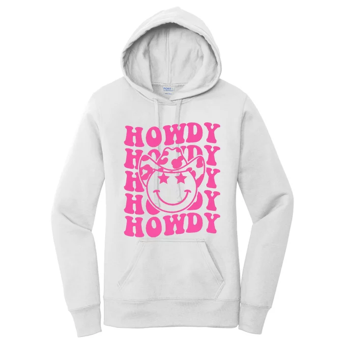 Groovy Howdy Rodeo Western Country Southern Cowgirl Women's Pullover Hoodie