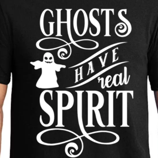 Ghosts Have Real Spirit Funny Halloween Cute Gift Pajama Set