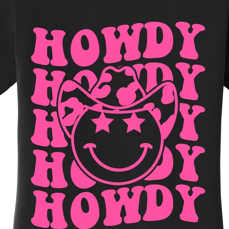 Groovy Howdy Rodeo Western Country Southern Cowgirl Women's T-Shirt