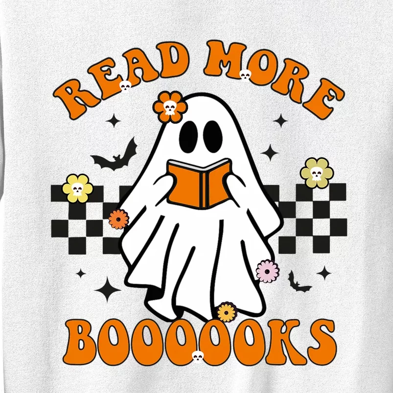 Groovy Halloween Read More Books Ghost Teacher Halloween Sweatshirt